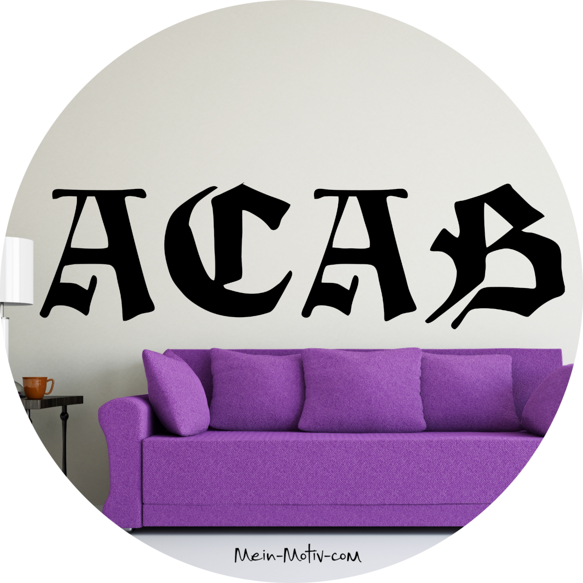 Wandtattoo 19019 ACAB